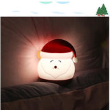 Veilleuse LED multicolore, pour chambre de bébé, cadeau de Noël Veilleuse d'apparence Père Noël