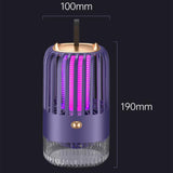 TD® Cage à oiseaux choc électrique inhalation moustique tuer lampe charge silencieuse moustique piégeage lampe anti-moustique