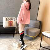 TD® Style de Hong Kong, plus la taille 2020 broderie lettre plus pull en velours vêtements pour femmes