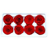 TD® Fleurs éternelles rose romantique artificielle avec led lumière boîte cadeaude luxe st valentin fête des mères mariage anniversa