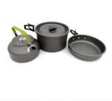 TD® Casseroles en plein air ensemble ustensiles de cuisine légers pot compact casserole bols pour le camping