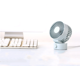 INN® Fan USB Bureau étudiant Dortoir Bureau Mini Portable Petit Ventilateur électrique-Bleu