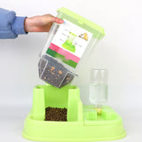 TD® Chien automatique mangeoire chat bol chien nourriture bassin automatique fontaine à boire fournitures pour animaux de compagnie
