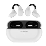TD® Casque Bluetooth Casque Bluetooth à clipser Capteurs d'os de course de sport sans fil avec oreilles suspendues