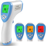 TD® Thermomètre infrarouge Thermomètre frontal infrarouge numérique sans contact numérique pour bébé, adulte, enfant