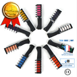 TD® Peigne de teinture pour cheveux jetable Mini bâton de teinture pour cheveux 10 couleurs paquet de dix peignes pour teinture chev