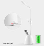 TD® Lampe de table bureau rechargeable lecture ventilateur porte stylo couleur extérieur enfant étudiant puissant professionnel beau
