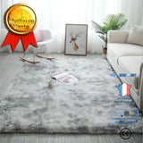 TD® Tapis épais en laine de soie chambre salon couverture de chevet complète maison chambre tapis cheveux longs 80 x 160 cm