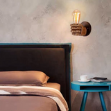TD® E27 Applique murale interieur style industrielle led retro noir, Applique murale salon, applique lampe murale led intérieur,110-