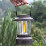 TD® Lampe de cheval de charge rétro Camping en plein air Lampe de tente portable étanche avec éclairage audio Bluetooth