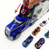 TD® Ensemble de jouets de voiture de sport en alliage 12 modèle de  voiture  pour enfants dans le jouet de boîte portable de voiture