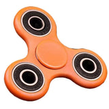 TD® Fidget Spinner Toy / Hand Spinner/ Tri-Spinner avec Perles en acier inoxydable/ Jouet Anti stress et  Anxiété.Orange