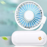 TD® Ventilateur électrique suspendu au cou ventilateur portatif deux-en-un ventilateur de stockage portable paresseux
