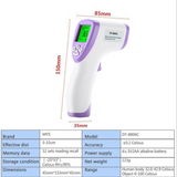TD® Thermomètre frontal infrarouge numérique sans contact numérique pour bébé, adulte, enfant