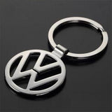 TD® GAC Volkswagen Hollow Car Logo Keychain Matte Nickel Plated Metal Car Keychain Key Chain Pendentif