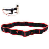 TD® Ceinture élastique de yoga ceinture élastique dos ouvert épaule étirement corde d'exercice équipement auxiliaire ceinture lajin