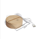 TD® Romantic LED Lampe lumière de nuit en acrylique Panneau de motif en acrylique s'allume Port USB 3W 4.5V (Veilleuse 3D)