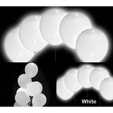 TD® Lot de 50 Pièces de Ballons LED Lumineux Blanc Décoration Espace de fête Lumineuse pour Mariage Fête et Soirée/ Blancs occasions
