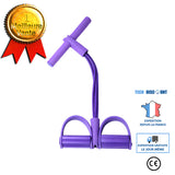 TD® -Extenseur Musculation Élastique de Résistance Exerciceur Rameur Abdominale Jambe Fitness Sport-violet