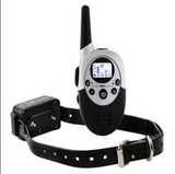 TD® collier de dressage de chien porté de 1000 mètres  électrique rechargeable étanche télécommandé sans fil avec LCD écran