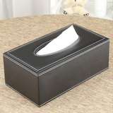 TD® Boîte de papier, boîte de papier en cuir de voiture, boîte de papier de serviette d'hôtel, boîte de mouchoirs  cuir PU d'ameuble