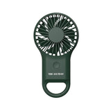 TD® Nouveau mini petit ventilateur vert portable usb peut accrocher le sac de refroidissement du ventilateur de poche en plein air