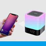 TD® LED Haut-parleur Bluetooth Veilleuse Lampe de communication sans fil Musique Pluggable Carte_EE3064