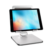 Support de tablette téléphone portable PC, Pose tablette en alliage d'aluminium, Dock d'appareil électronique pliable pour bu