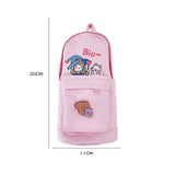 TD® Sac d'école créatif sac à crayons fille coeur multi-usages grande capacité toile étui à crayons mignon super mignon étui à crayo