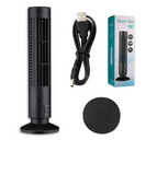 INN® Ventilateur de tour sans feuilles ventilateur de bureau sans feuilles usb mini portable petit ventilateur de poche petit ventil