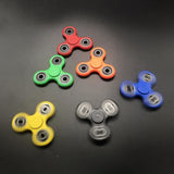 TD® Fidget Spinner Toy / Hand Spinner/ Tri-Spinner Plastique en Acier Inoxydable / Jouet Anti stress et Anxiété. Rose