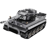 TD® Blocs de construction de chars tigres de la Seconde Guerre mondiale, jouets pour enfants, jouets d'assemblage de puzzle pour gar