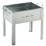 TD® Barbecue grill portable camping en plein air barbecue à charbon de bois facilement démontable en tôle galvanisée en plein air
