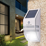 TD®  projecteteur solaire led extérieur détecteur de mouvement lampe imperméable éclairage jardin large diffusion de lumière blanche