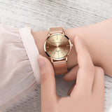 TD® Personnalité, tendance et loisirs Quartz Montres-bracelets Casual et Business Series Mesh montre de la ceinture cadeaux hommes
