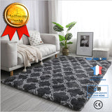 TD® Tapis chambre ins vent mignon décorations de chambre en peluche peut dormir et s'asseoir sur le tapis de chevet tapis 160 X 230c