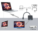 TD® câble displayport vers VGA mini HDMI adaptateur ordinateurs portables compatible avec macbook/Pro/Air/Imac connexion rapide