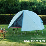 TD® Au-dessus du sol tente pliante résistant aux intempéries anti-ultraviolet pêche moustiquaire en alliage d'aluminium sans lit
