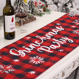 TD® Noël Noël voleur table drapeau Noël table basse restaurant décoration de table fournitures