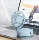 INN® Fan USB Bureau étudiant Dortoir Bureau Mini Portable Petit Ventilateur électrique-Bleu