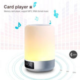 TD® Lampe multicolore sans fil bluetooth haut-parleur compatible multifonctions  lampe à LED 4 intensités luminosité ambiance détent