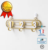 Crochet clé crochet or tenture murale porte décoration nordique mignon porte crochet métal crochet figure vêtements crochet r