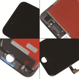 TD® Ecran iPhone 6S Noir Complet TEENO + Outils Bouton Home Écouteur Interne Caméra+Verre Trempé
