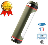 INN® Lampe de poche lumière forte fonction rechargeable auto-défense de voiture d'extérieur et lumière de camping anti-conduite