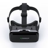 TD® Lunettes de réalité virtuelle, Casque VR pour les jeux 3D, Compatible avec smartphone, Casque de divertissement avec poignée