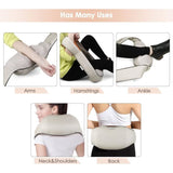 TD® Appareil de massage shiatsu cervical cou épaule périphérique Ceinture de massage infrarouge avec adaptateur pour bureau domicile