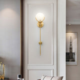 Applique de galvanoplastie en marbre de style nordique Style de luxe léger Style postmoderne Chambre chevet TV mur de fond