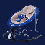 TD® Chaise berçante électrique intelligente pour bébé pliable et lavable mère et bébé coaxial bébé pour dormir lit de berceau blueto