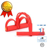 TD® Musculation crampe taille exercice Yoga accessoires auxiliaires assis tirer pédale quatre Tube tirer  - Modèle: Red