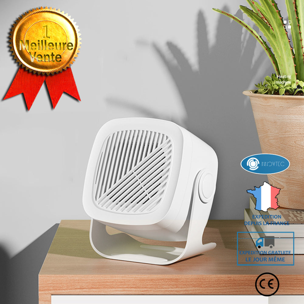 INN® Bureau de bureau mini ventilateur muet chauffage domestique